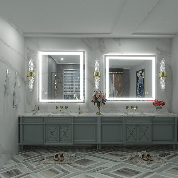 LED Bathroom Mirror with UL Listed, High Brightness, Anti-Fog, 3